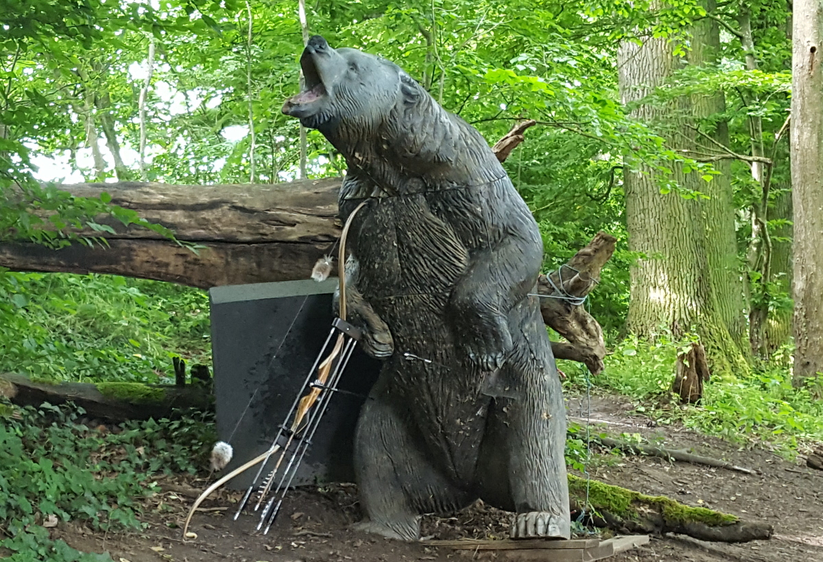 Colemen Traditionell intuitiv Bogenschießen, 3D Bogenparcours Ox Bow
