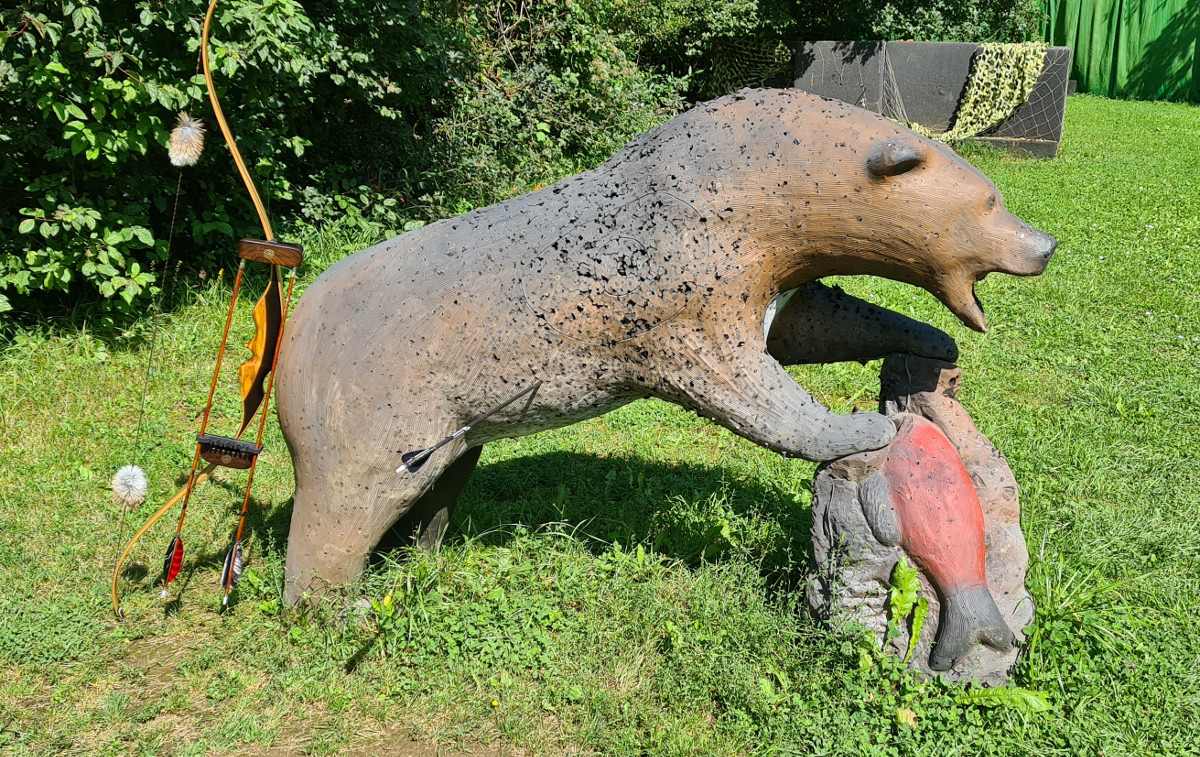Colemen Traditionell intuitiv Bogenschießen, 3D Bogenparcours Ox Bow
