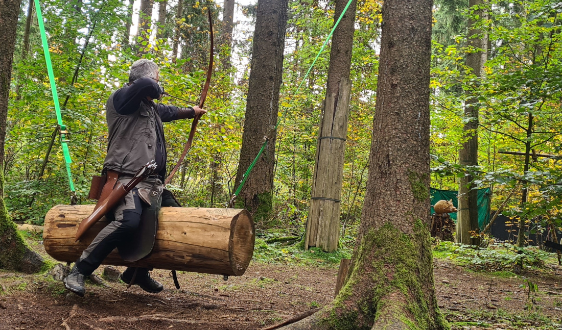 Colemen Traditionell intuitiv Bogenschießen, 3D Bogenparcours Wolfertsfeld
