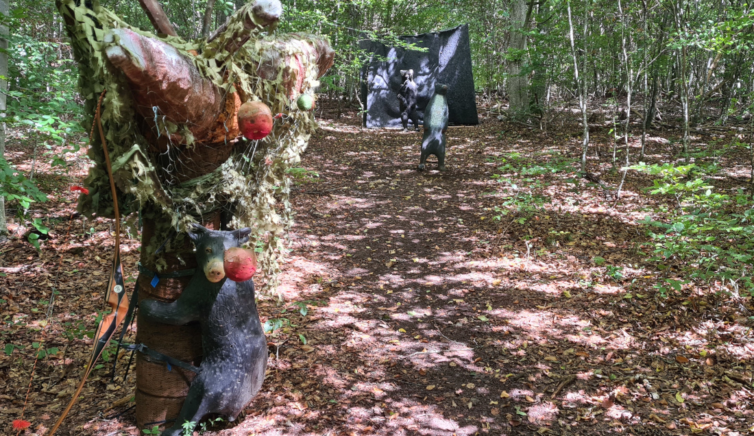Colemen Traditionell intuitiv Bogenschießen, 3D Bogenparcours Yukon