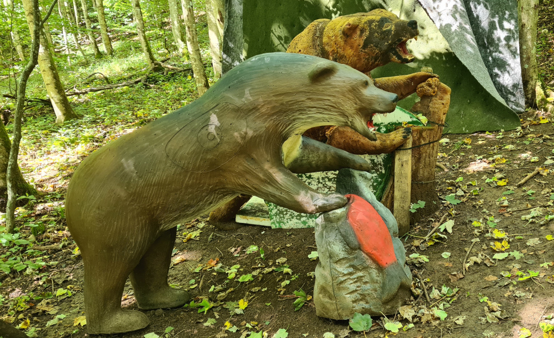 Colemen Traditionell intuitiv Bogenschießen, 3D Bogenparcours Yukon